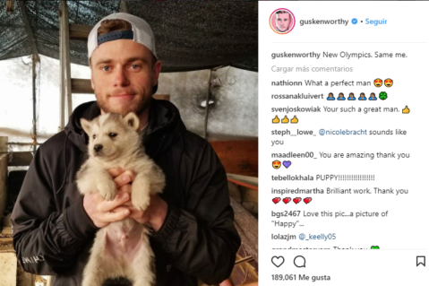 Gus Kenworthy, el esquiador que salvó a 90 perros de un cautiverio en Corea del Sur