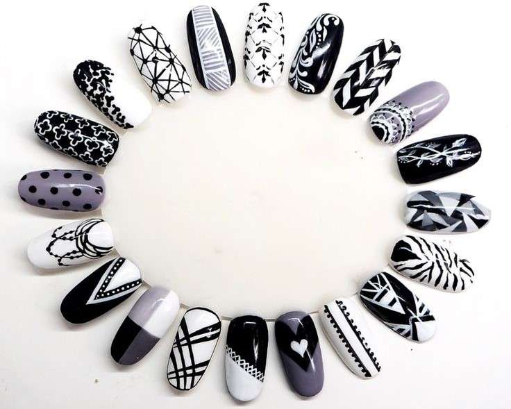 Estos diseños de uñas blanco y negro son las opciones más elegantes y fáciles de hacer. Experimenta y prueba estos diseños minimalistas y únicos.