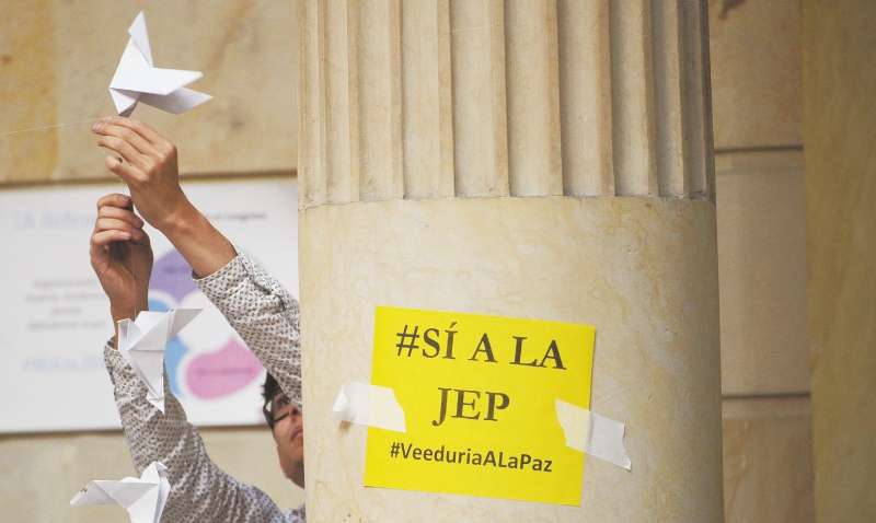 La creación de la Jurisdicción de Paz (JEP) va a paso lento y en medio de decisiones polémicas. / Cristian Garavito - El Espectador
