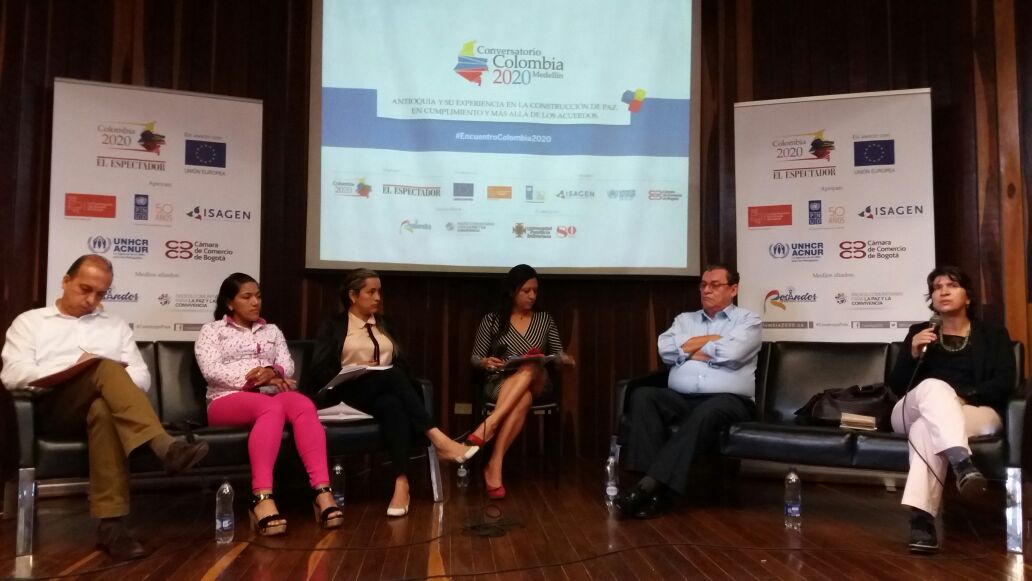 El conversatorio se hizo en la Universidad Pontifica Bolivariana, en Medellín. / Juan Pablo Moreno