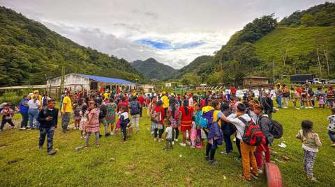 Regresan a sus territorios 500 indígenas Emberá que estaban en Bogotá