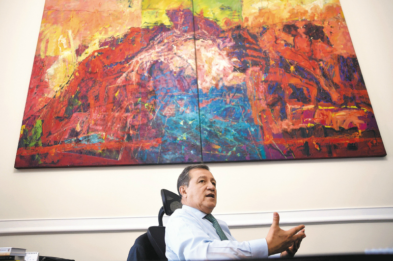 El senador Macías pide al Centro Democrático que respete la discrecionalidad del presidente para nombrar su gabinete. / Óscar Pérez - El Espectador