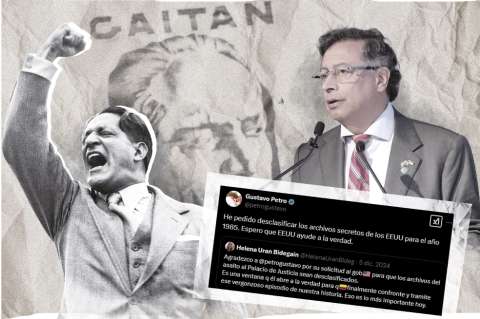 Petro busca en EE.UU. secretos del magnicidio de Gaitán y otros episodios de guerra