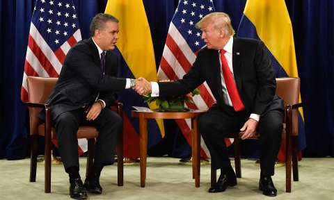 Drogas y Venezuela, las preocupaciones de Duque y Trump