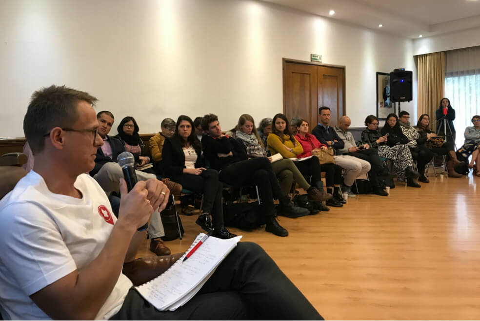 El lanzamiento de la campaña “Comunidad internacional en alerta por una Colombia en paz” se realizó este jueves en la Casa España en Bogotá/Colombia2020