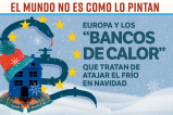 Europa y sus “bancos de calor” que tratan de atajar el frío en Navidad