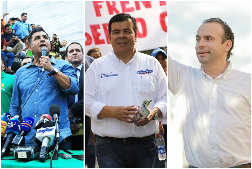 De izquierda a derecha: Jorge Iván Ospina, Roberto Ortiz y Alejandro Éder. / Cortesía