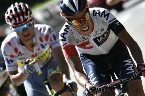 Jarlinson Pantano llegó segundo en la etapa 17 y Froome sigue aumentando su ventaja