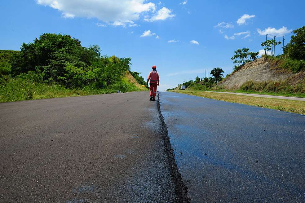 Obras en la Ruta del Sol sector 2. / Nelson Sierra - El Espectador