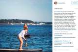 Lena Dunham tuvo que ser rescatada en medio de carrera de surf de remo