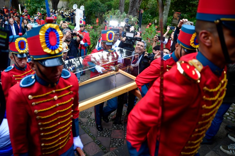 “La espada de Bolívar estaba secuestrada por la oligarquía. Nosotros la liberamos”