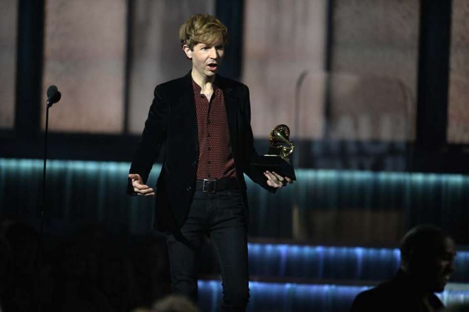 Beck en los Grammy 2015. / AFP
