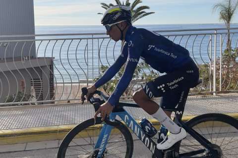 “Ya es uno más”: Nairo Quintana se unió a la pretemporada del Movistar Team