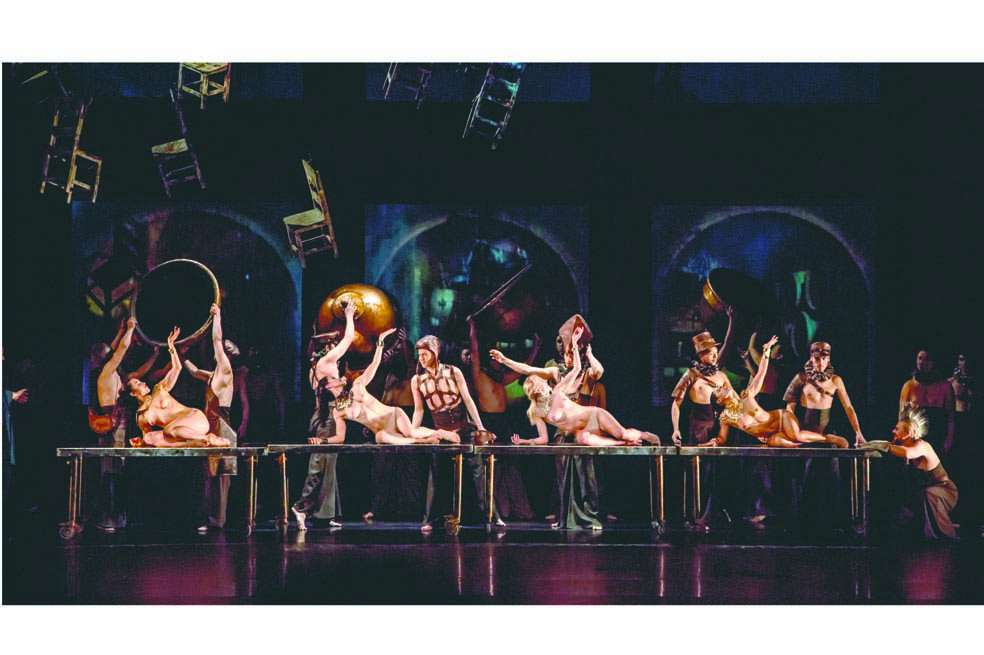 El montaje de ‘Carmina Burana’, cantata de Carl Orff, se estrenó en 2013 en el Julio Mario Santo Domingo. / Cortesía Teatro Mayor