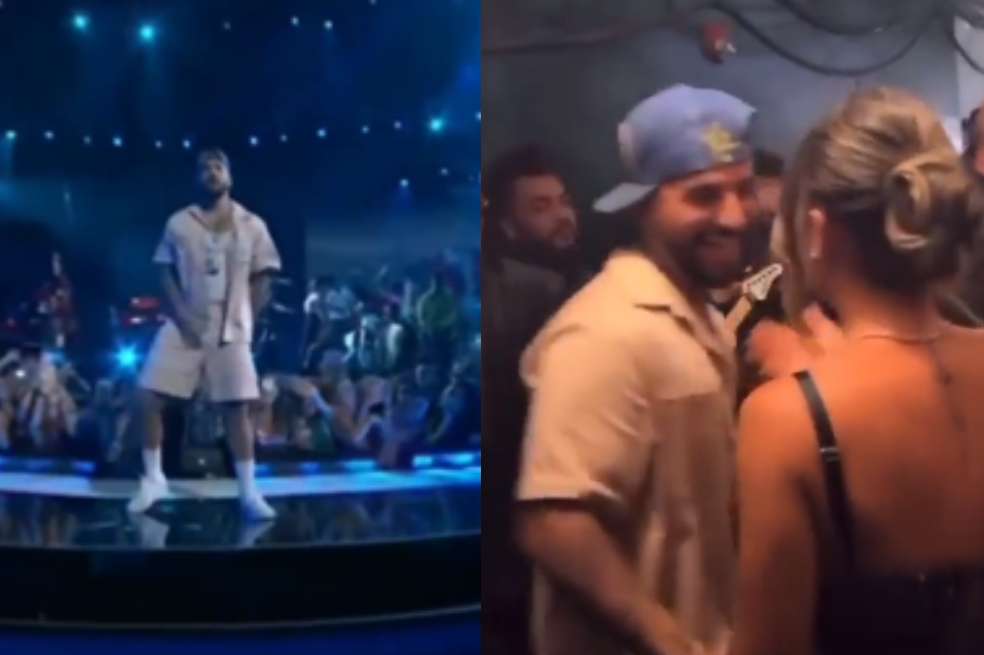 Maluma sorprendió en los Premios Billboard.