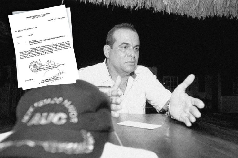 La convivir de Salvatore Mancuso: militares, ganaderos y armas refundidas