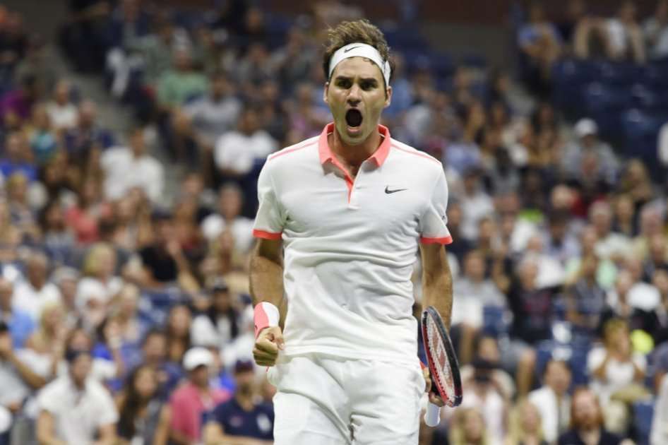 Roger Federer avanzó a cuartos de final del US Open. Foto: AFP