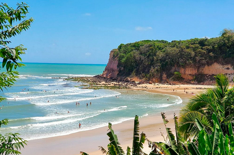 Baía dos Golfinhos: Praia da Pipa, Brasil