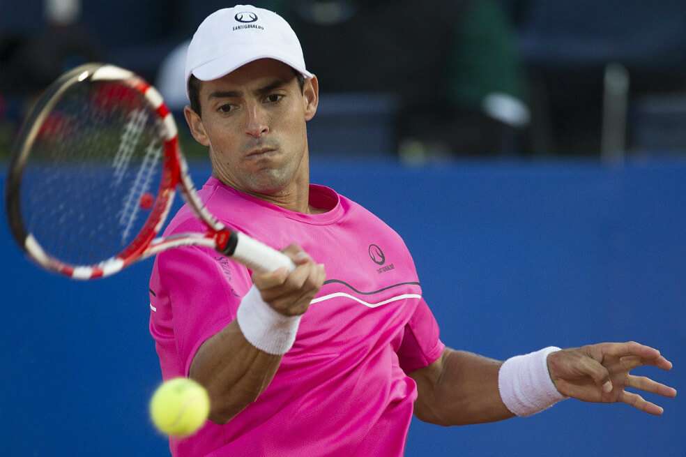 El tenista risaraldense Santiago Giraldo. / AFP