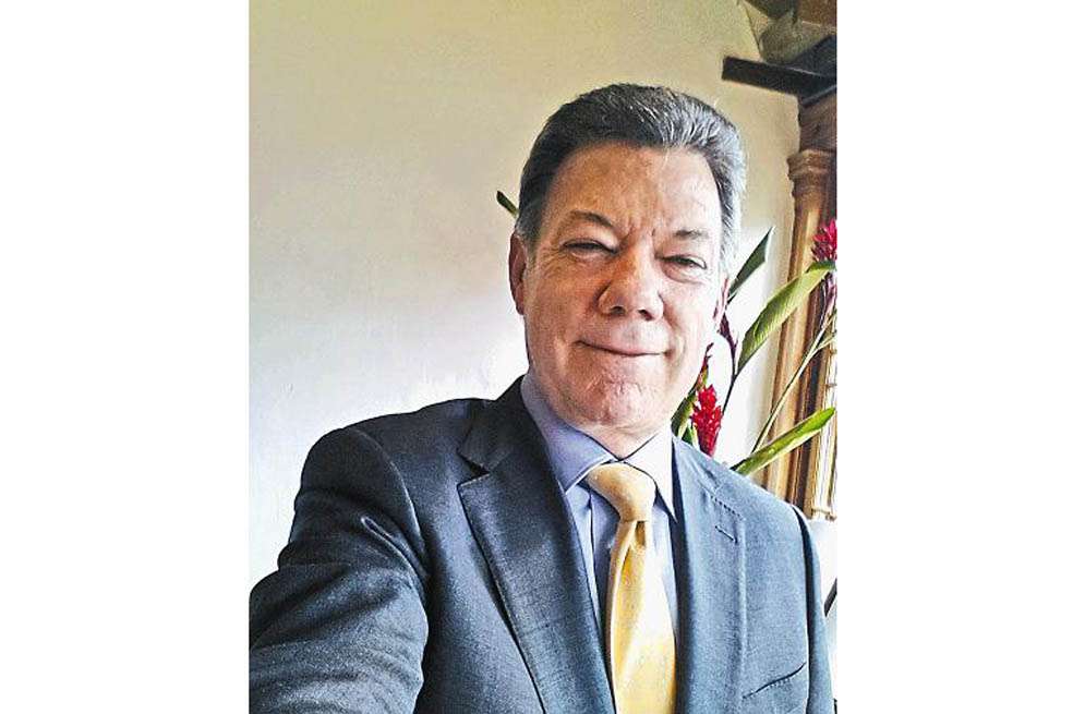 El presidente Juan Manuel Santos.