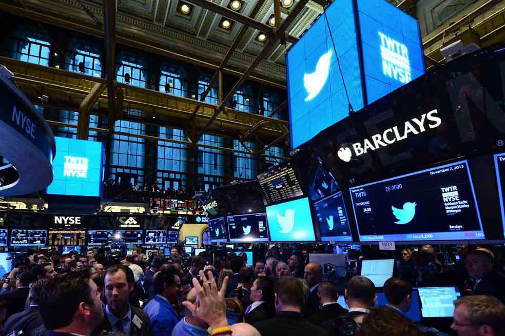 Twitter fue valorada en cerca de US$18.000 millones. La compañía puede reunir US$2.100 millones si vende 80,5 millones de acciones. / AFP