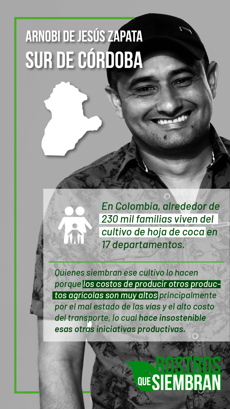 En imágenes: Los rostros campesinos que siembran coca en Colombia