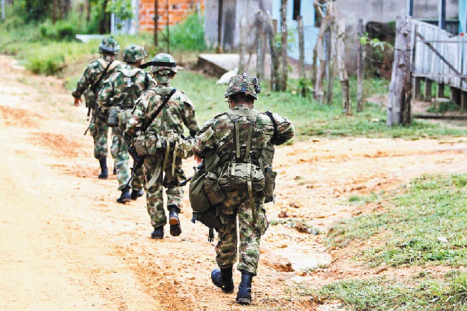 El Ejército y el Gaula se encuentran adelantando la búsqueda.