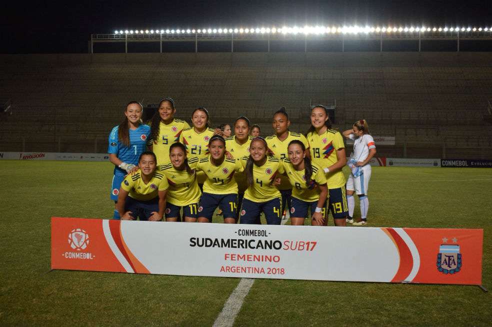 La selección de Colombia femenina logró su clasificación al Mundial sub-17. Será la cuarta participación del seleccionado en este evento. / Conmebol