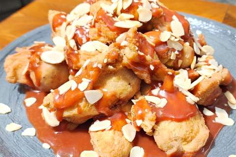 Receta para preparar pollo rebozado con salsa de jalea de guayaba