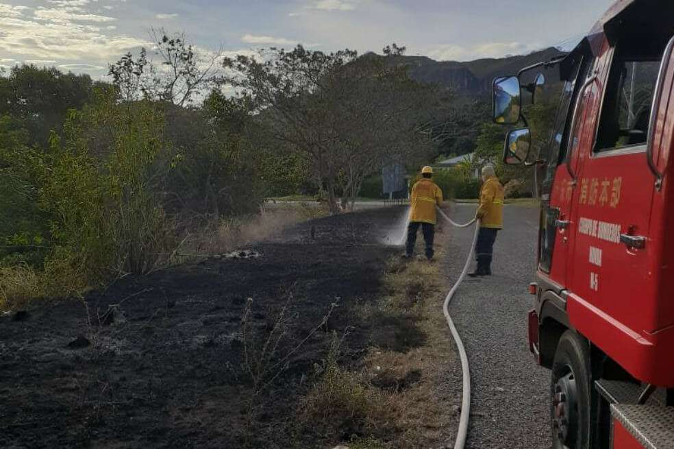Tolima está en alerta naranja luego de que, en los últimos cinco días, se registraran varios incendios forestales que amenazan la fauna silvestre. Hasta el momento, el fuego ha arrasado más de 3.000 hectáreas de vegetación. / Bomberos Colombia