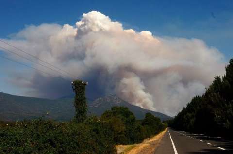 Incendio forestal arrasa 3.000 hectáreas de vegetación y amenaza parque nacional en Chile