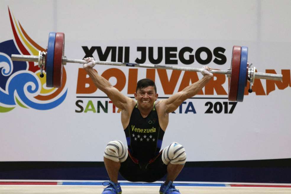 Colombia ha sumado 12 meallas doradas en levantamiento de pesas. / Juegos Bolivarianos