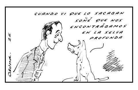 El ministro saliente y “Wilson”