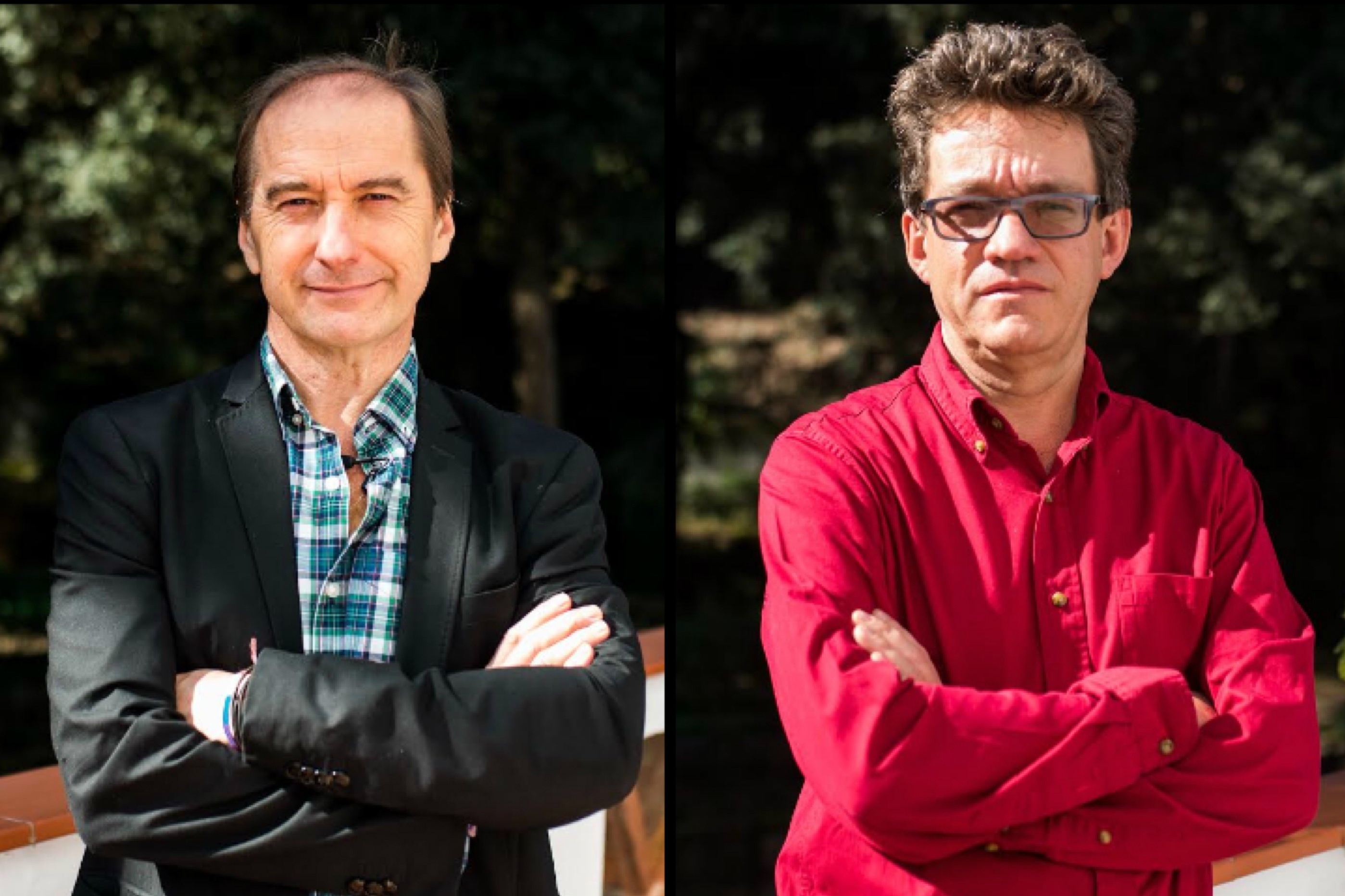 Carlos Martín Beristain y Alejandro Valencia Villa, Comisionados de la Verdad. / Miguel Velasco A.