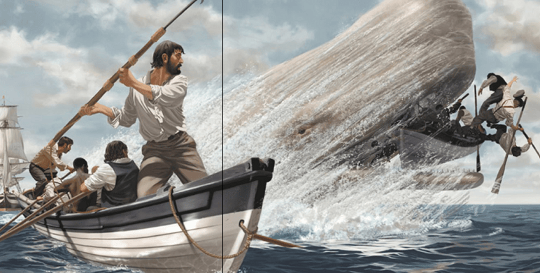 “‘Moby Dick’ es una tragedia sobre la lucha por la vida en un mundo hostil  y las fatales consecuencias de la consideración absoluta del individuo”, dijo Christiane Zschirnt sobre esta obra.