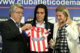Falcao llora en su despedida del Atlético de Madrid