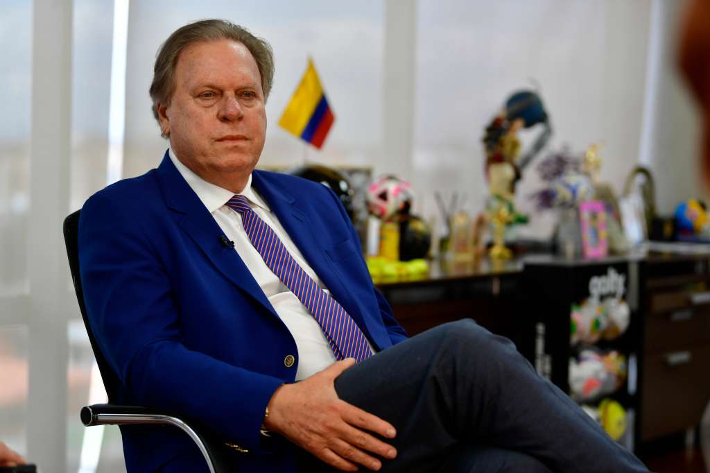 Presidente de la Federación Colombiana de Fútbol (FCF), en entrevista.
