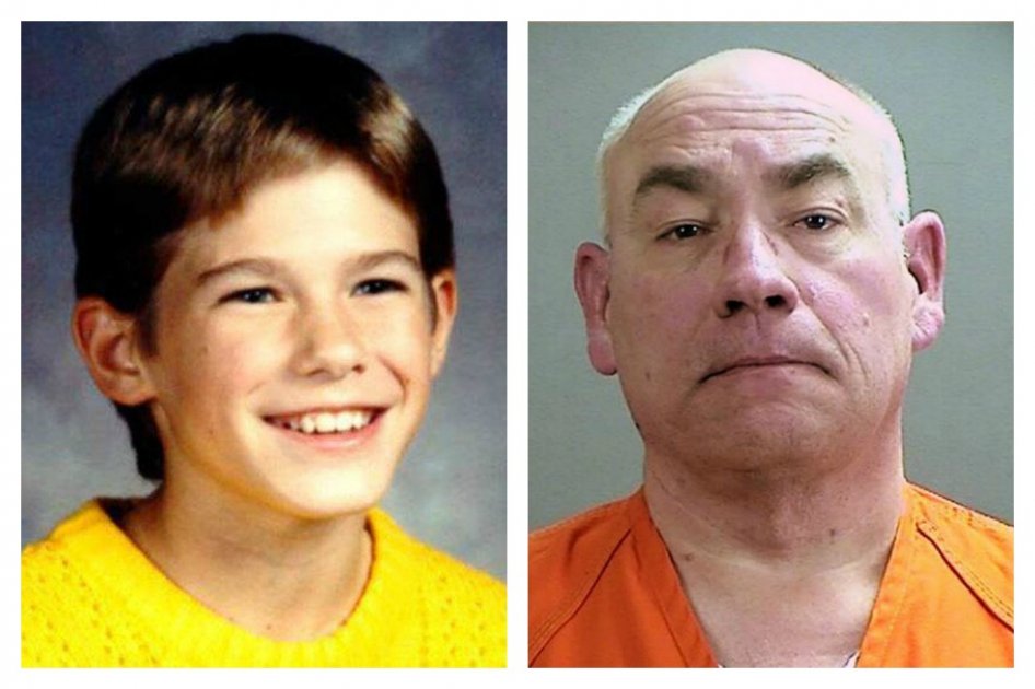 Jacob Wetterling (izq.) fue asesinado por Danny Heinrich (der.) hace 27 años, cuando tan solo tenía 11 años. / Facebook y AFP