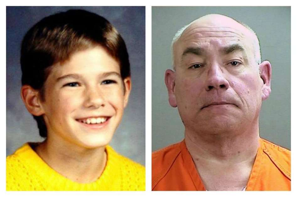 Jacob Wetterling (izq.) fue asesinado por Danny Heinrich (der.) hace 27 años, cuando tan solo tenía 11 años. / Facebook y AFP
