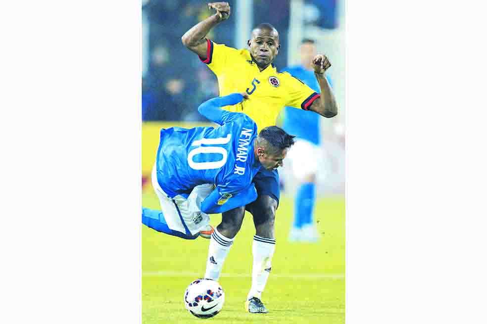 Edwin Valencia, titular de la selección de Colombia. EFE
