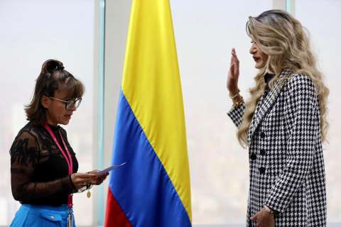 Charlotte Schneider, activista trans, se posesionó en Minigualdad