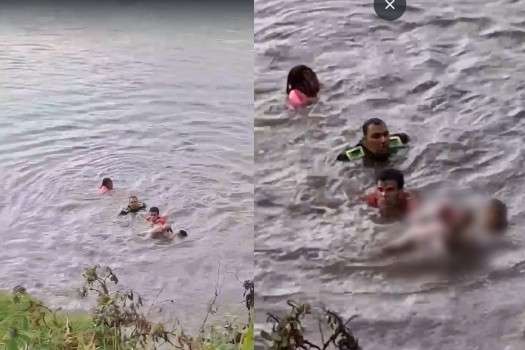El pasado 27 de octubre una mujer intentó acabar con su vida y la de su hija tras lanzarse a aguas del río Bogotá con su hija de 10 meses. Uniformados de la localidad de Suba se percataron a tiempo de la situación y lograron rescatarlas. Ambas permanecen fuera de peligro.