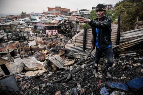 Los rostros del incendio del barrio Ramírez