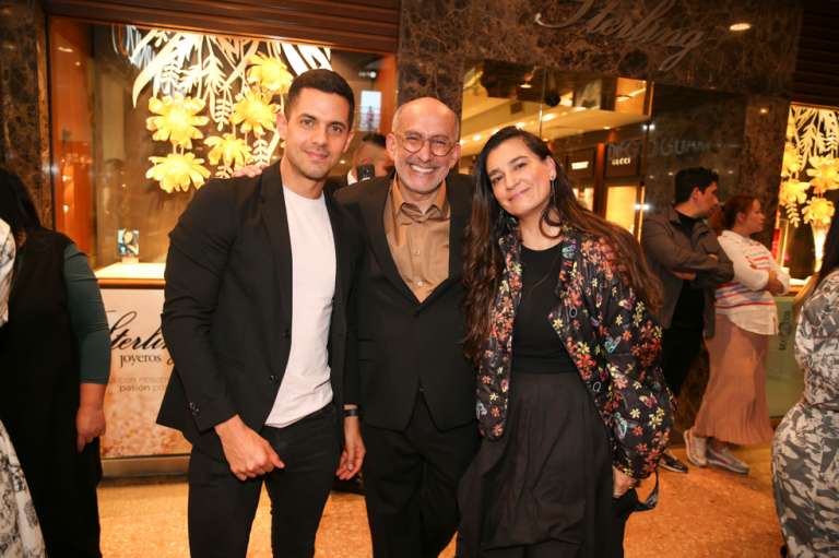 Sebastián Díez, Diego Guarnizo y Shela Aguilera