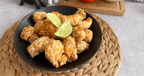 Pescado apanado en air fryer: receta de bites crujientes en minutos