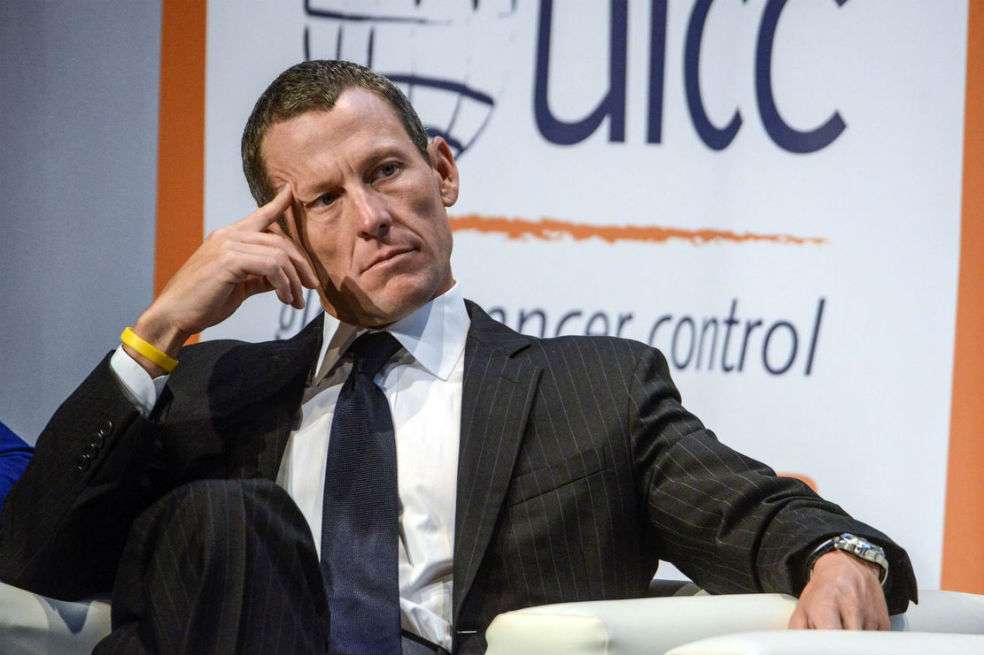 Lance Armstrong entre 1999 y 2005 fue campeón del Tour de Francia.  / AFP