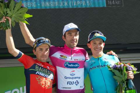 Miguel Ángel López terminó tercero en el Tour de los Alpes