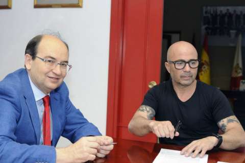 Jorge Sampaoli, nuevo técnico del Sevilla de España