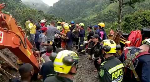 Derrumbe en Risaralda: aumenta a 11 la cifra de muertos