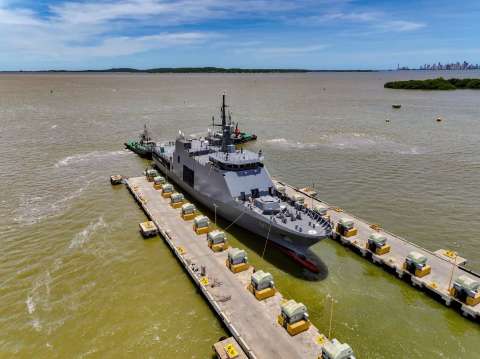 Así construye la Patrullera Oceánica Colombiana, en Cartagena.